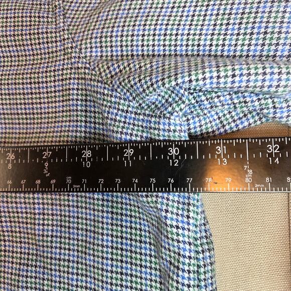 LL Bean XXXL Tall Traditional Fit Cotton Button Down Shirt Blue Check - Picture 9 of 13